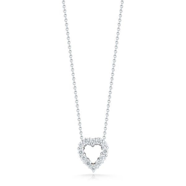 Roberto Coin Diamond Heart Pendant Rolland's Jewelers Libertyville, IL