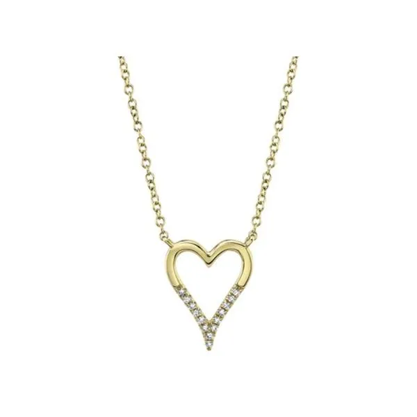 Shy Creation Open Heart Pendant Rolland's Jewelers Libertyville, IL