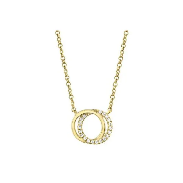 Shy Creation Love Knot Circle Necklace Rolland's Jewelers Libertyville, IL