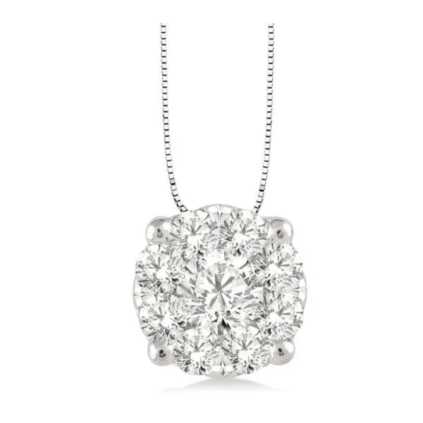 Rolland's Design Diamond Cluster Pendant- 0.25 Cts Rolland's Jewelers Libertyville, IL