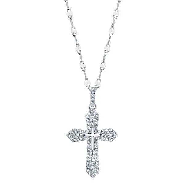 Shy Creation Diamond Cross Necklace Rolland's Jewelers Libertyville, IL