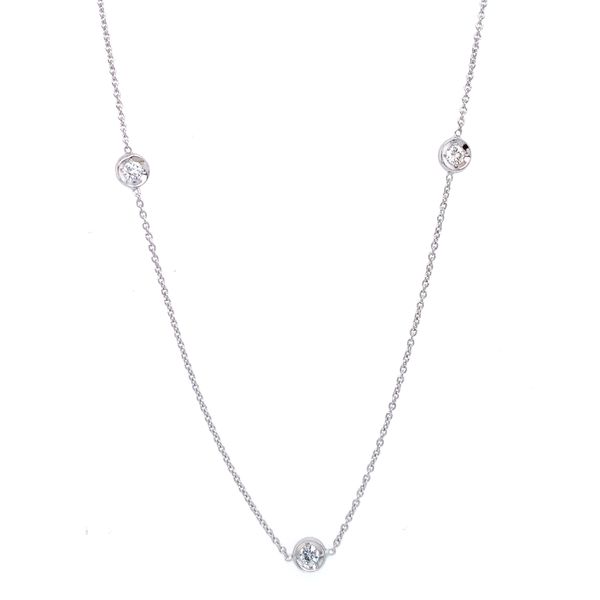 Roberto Coin 5 Station Diamond Necklace Rolland's Jewelers Libertyville, IL