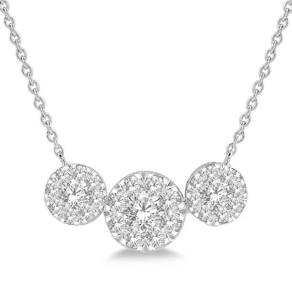 Rolland's Design Triple Cluster Pendant Rolland's Jewelers Libertyville, IL