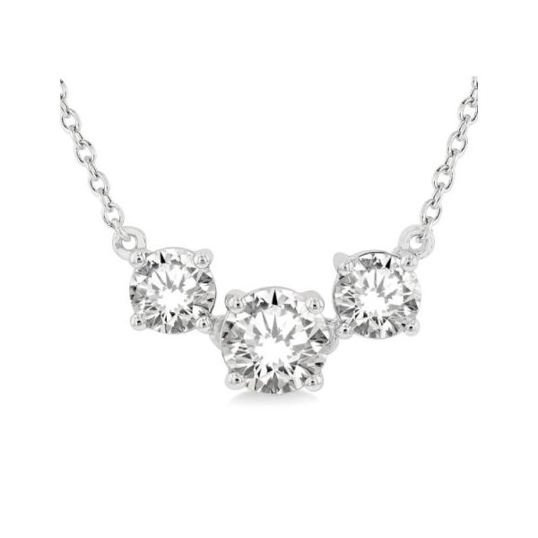 Rolland's Design 3 Stone Diamond Necklace -1.00cts Rolland's Jewelers Libertyville, IL