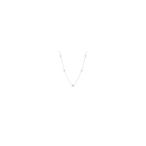 Roberto Coin 5 Diamond Station Necklace Rolland's Jewelers Libertyville, IL