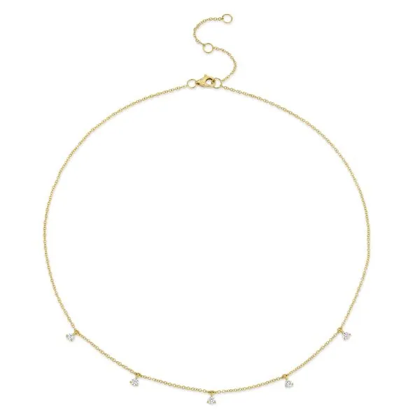 Shy 14K Diamond Necklace Rolland's Jewelers Libertyville, IL