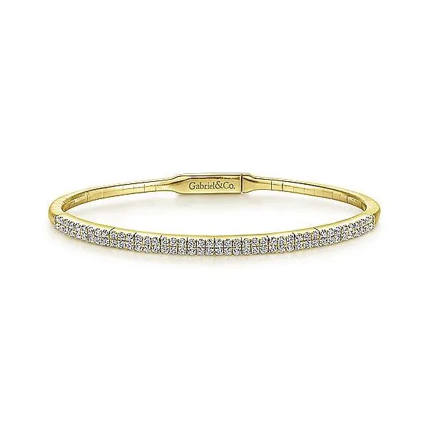 Gabriel Two Row Diamond Bangle Rolland's Jewelers Libertyville, IL