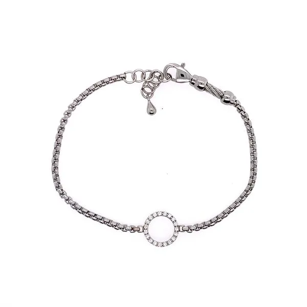 Alor Open Circle Diamond Bracelet Rolland's Jewelers Libertyville, IL