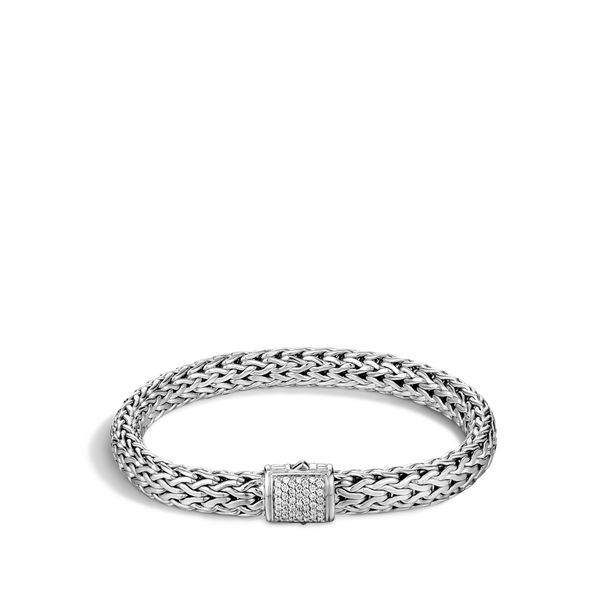 John Hardy Pave' Diamond Classic Chain Bracelet Rolland's Jewelers Libertyville, IL