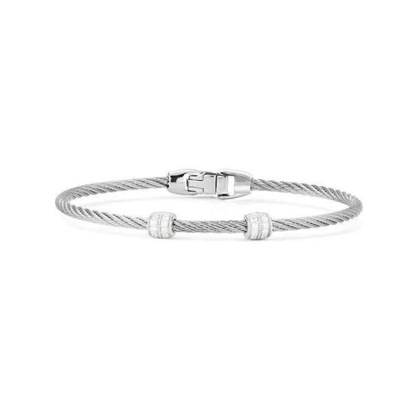 ALOR Double Station Diamond Bracelet Rolland's Jewelers Libertyville, IL