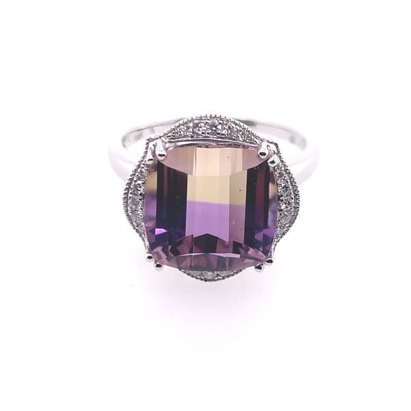 Rolland's Design Ametrine & Diamond Ring Rolland's Jewelers Libertyville, IL