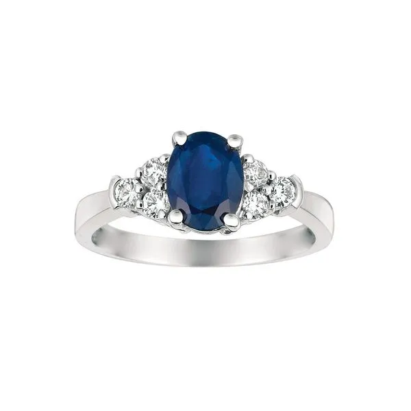 Rollands Design Sapphire & Diamond Accent Ring Rolland's Jewelers Libertyville, IL