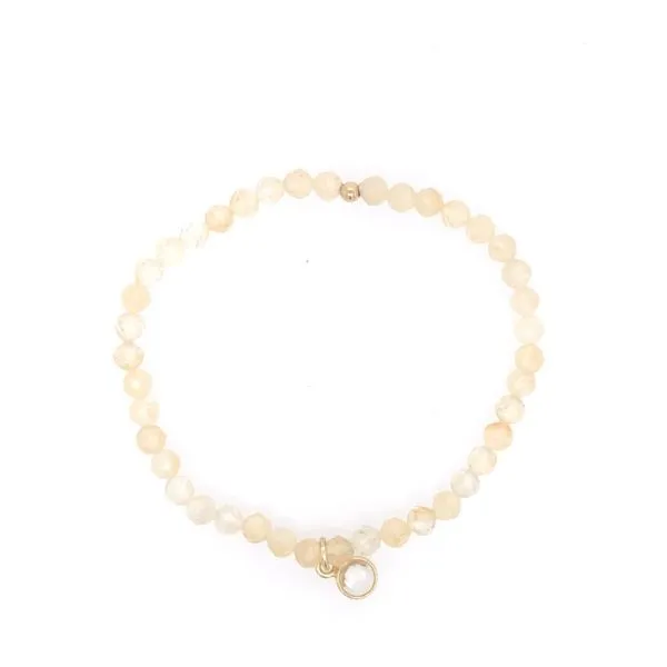 Dee Berkley Citrine Beaded Bracelet W/ Charm Rolland's Jewelers Libertyville, IL