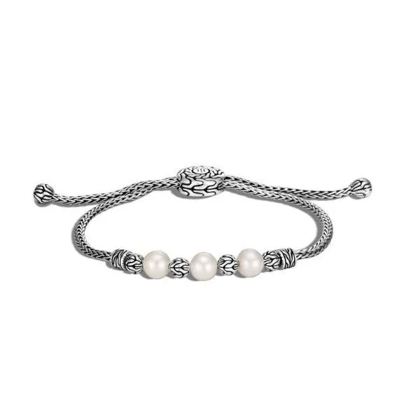 John Hardy Pearl Pull Through Bracelet