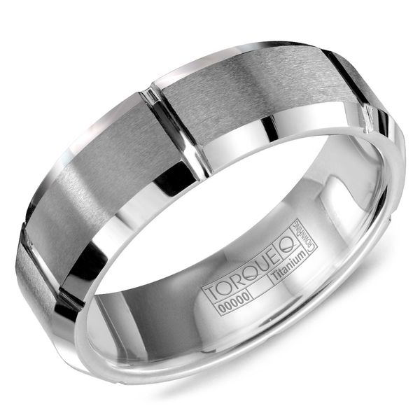 Crown Tungsten Carbide Wedding Band Rolland's Jewelers Libertyville, IL