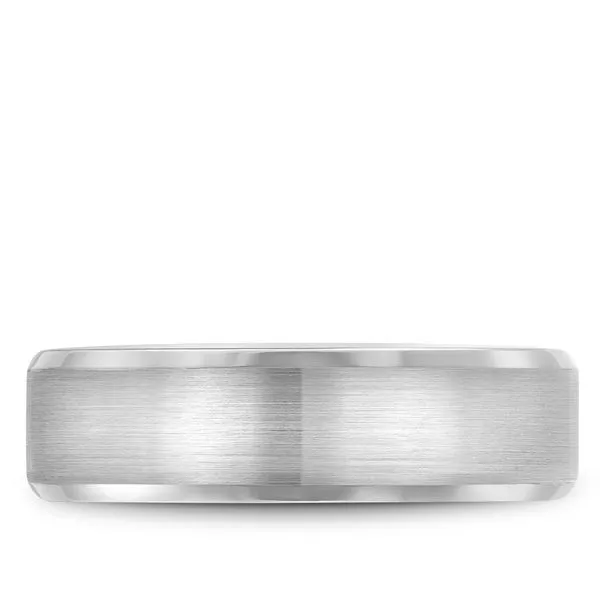 Bleu Royale Satin Men's Band Image 2 Rolland's Jewelers Libertyville, IL