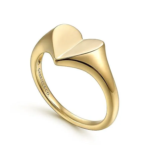 Gabriel & Co Heart Ring Image 2 Rolland's Jewelers Libertyville, IL