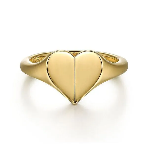 Gabriel & Co Heart Ring Rolland's Jewelers Libertyville, IL