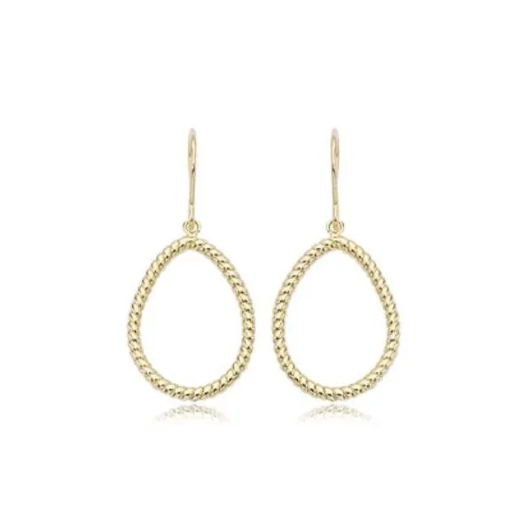 Carla Gold Pear Shape Earrings Rolland's Jewelers Libertyville, IL