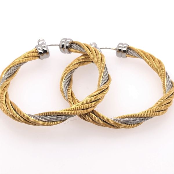 ALOR Twisted Hoop Earrings Rolland's Jewelers Libertyville, IL