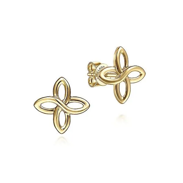 Gabriel Quatrefoil Earrings Rolland's Jewelers Libertyville, IL