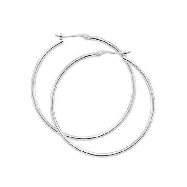 Round Tube Hoop Earrings Rolland's Jewelers Libertyville, IL