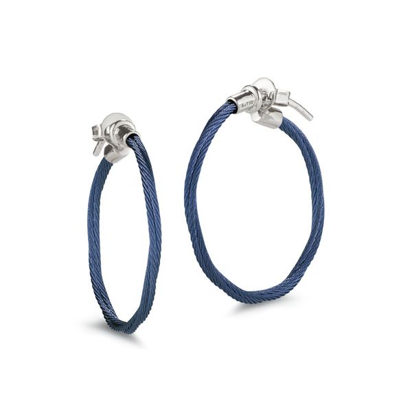 Alor Cable Hoop Earrings Rolland's Jewelers Libertyville, IL