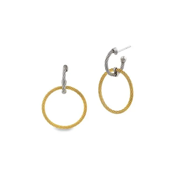 Alor Double Circle Earrings Rolland's Jewelers Libertyville, IL