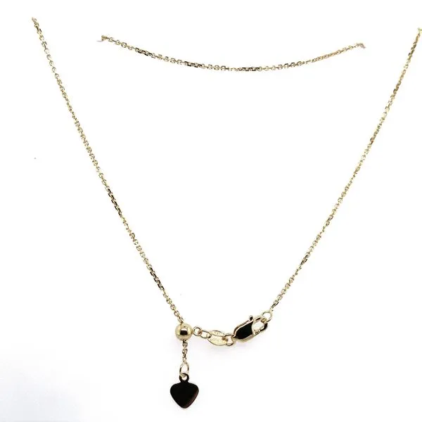 Gold Cable Chain 22