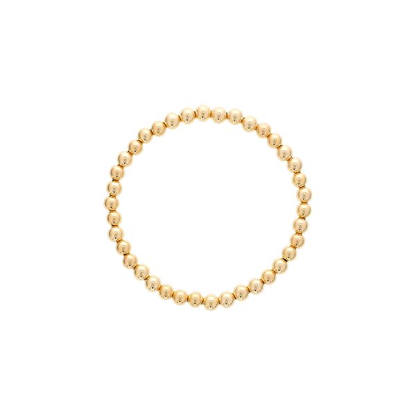 Dee Berkley Shine Bright Gold Filled Beaded Bracelet-5mm Rolland's Jewelers Libertyville, IL