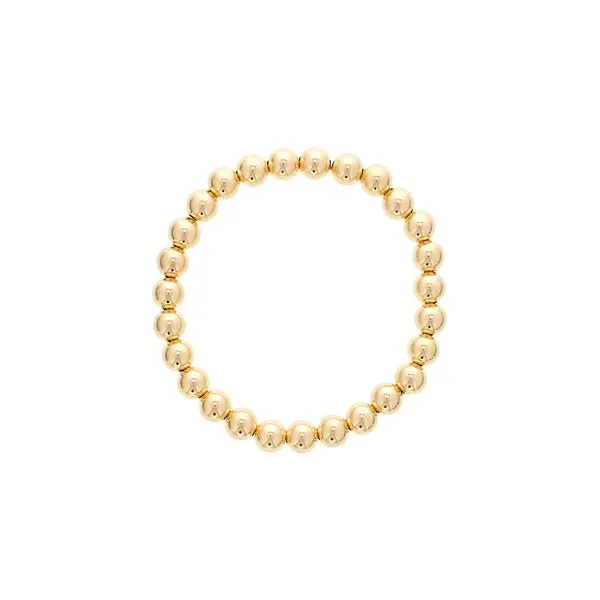 Dee Berkley Shine Bright Gold Filled Beaded Bracelet-7mm Rolland's Jewelers Libertyville, IL