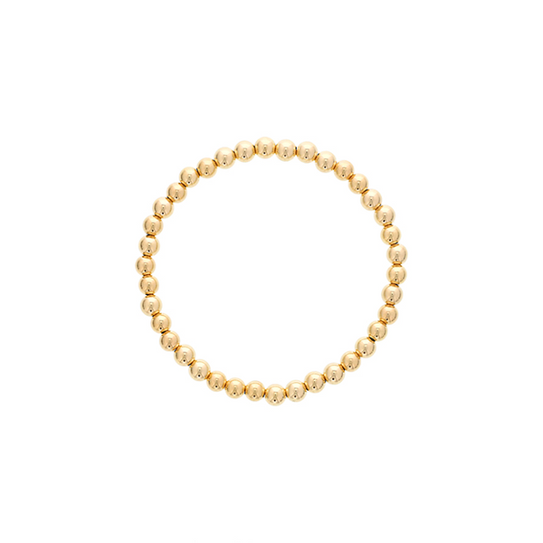 Dee Berkley Shine Bright Gold Filled Beaded Bracelet-3mm Rolland's Jewelers Libertyville, IL