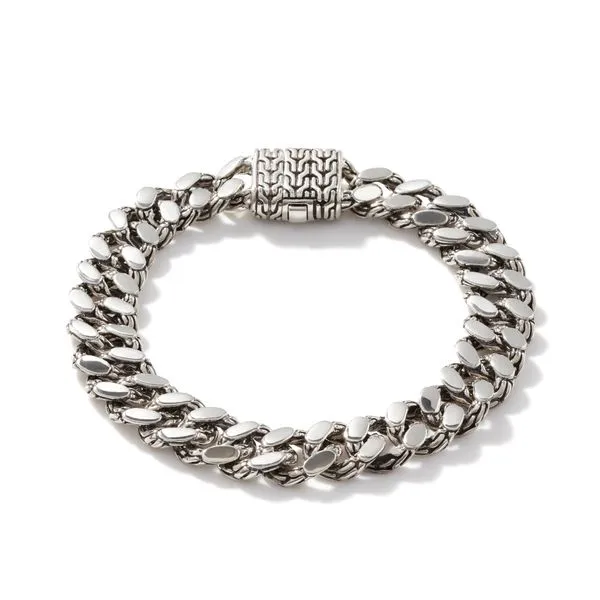 John Hardy Gents Classic Curb Chain Bracelet Rolland's Jewelers Libertyville, IL