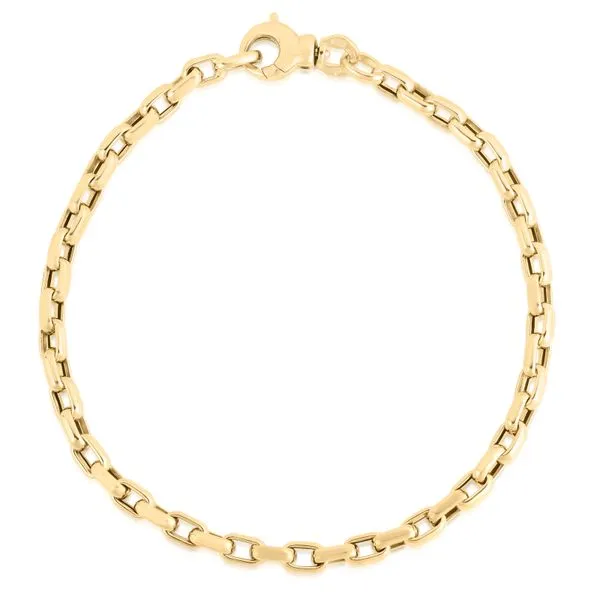 Roberto Coin Square Link Chain Bracelet Rolland's Jewelers Libertyville, IL