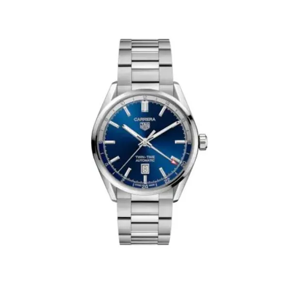 Tag Heuer Twin Time Carrera 41mm Rolland's Jewelers Libertyville, IL