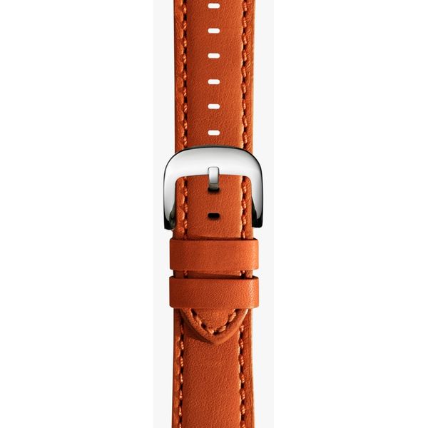 Shinola Orange Leather Watch Strap Rolland's Jewelers Libertyville, IL