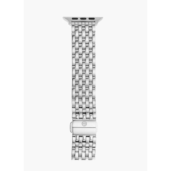 Michele Stainless Bracelet Band for Apple Watch Rolland's Jewelers Libertyville, IL