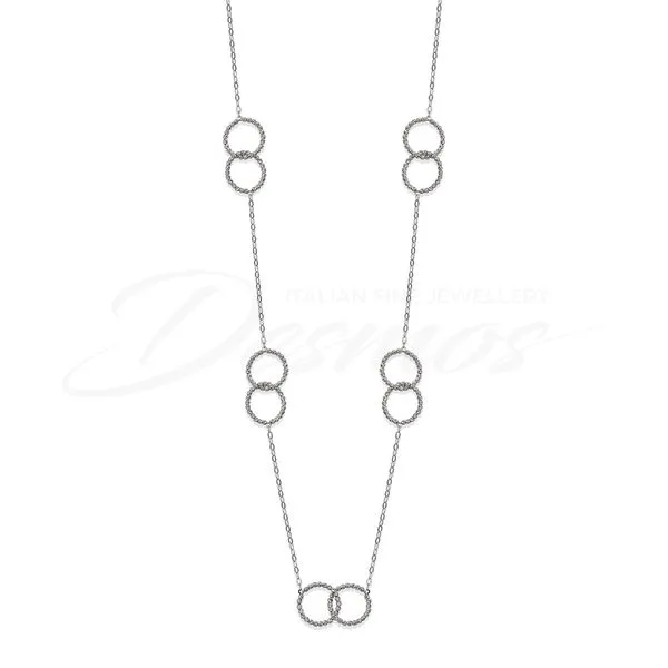 Desmos Station Link Necklace Rolland's Jewelers Libertyville, IL