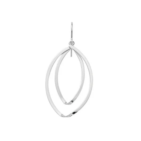 Double Bottom Twist Earrings Rolland's Jewelers Libertyville, IL
