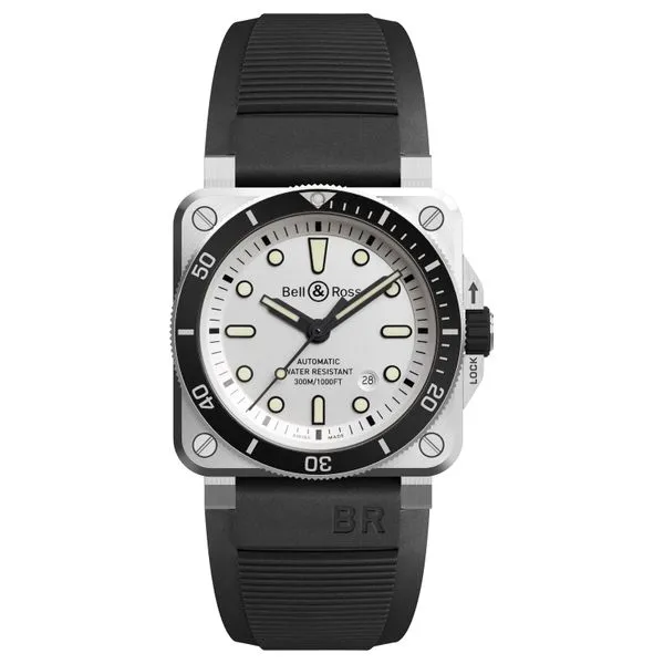 Bell & Ross BR 03-92 DIVER WHITE 42MM Rolland's Jewelers Libertyville, IL