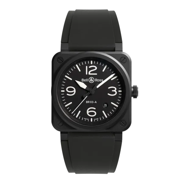 Bell & Ross BR03 Black Matte Rolland's Jewelers Libertyville, IL
