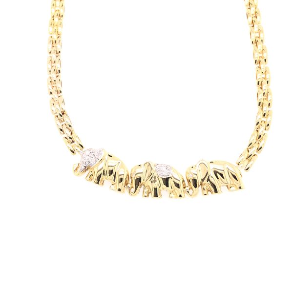 Estate Elephant Diamond Necklace Rolland's Jewelers Libertyville, IL