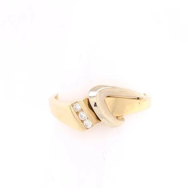 Estate 14K Two Tone Diamond Ring Rolland's Jewelers Libertyville, IL