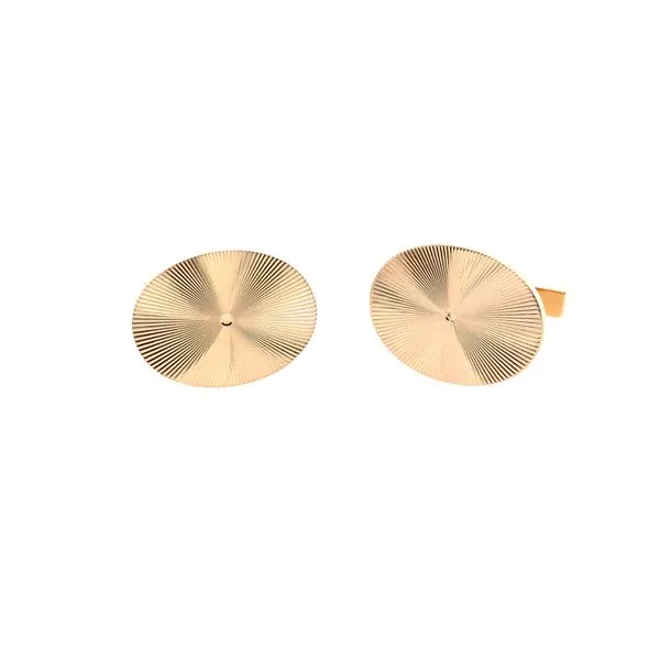 'Tiffany' Oval Cuff Links Rolland's Jewelers Libertyville, IL