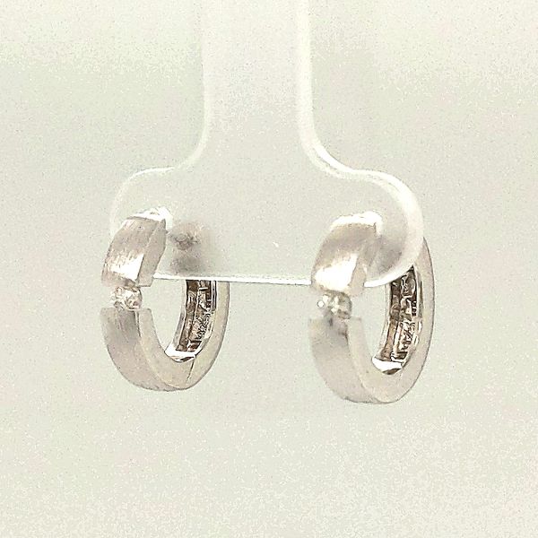 Silver or Sport Metal Earrings Image 2 Romm Diamonds Brockton, MA