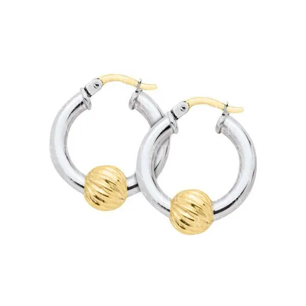 Silver or Sport Metal Earrings Romm Diamonds Brockton, MA