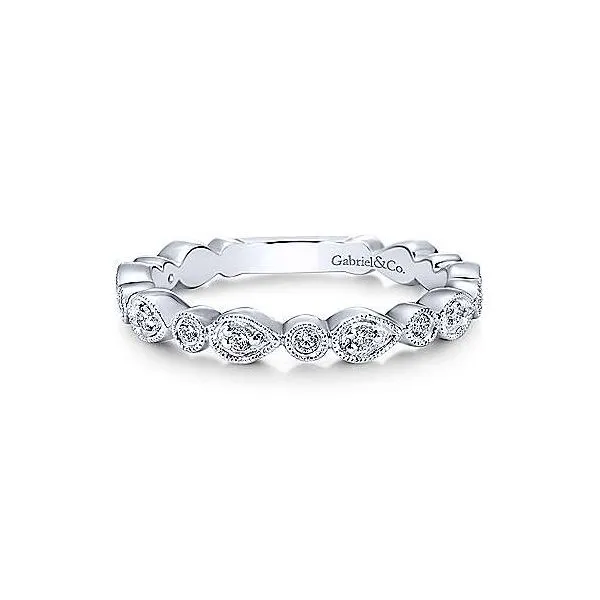 Beautiful Stackable Diamond Band by Gabriel & Co. Root Jewelers Medford, OR