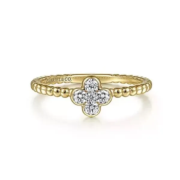 Bujukan cluster diamond ring by Gabriel & Co. Root Jewelers Medford, OR