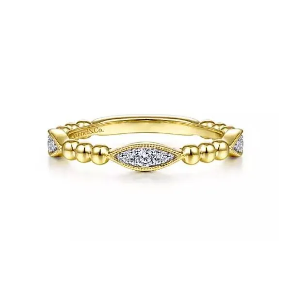 Beautiful Gabriel & Co. Bujukan Diamond Station Ring Root Jewelers Medford, OR