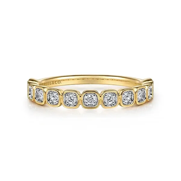 Unique stackable band by Gabriel & Co Root Jewelers Medford, OR